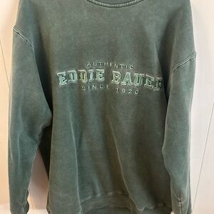 Eddie Bauer Green Crewneck from the 90’s